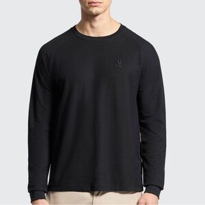 Psycho Bunny Mens Taylor Pique Long Sleeve Tee Size 6 (large)